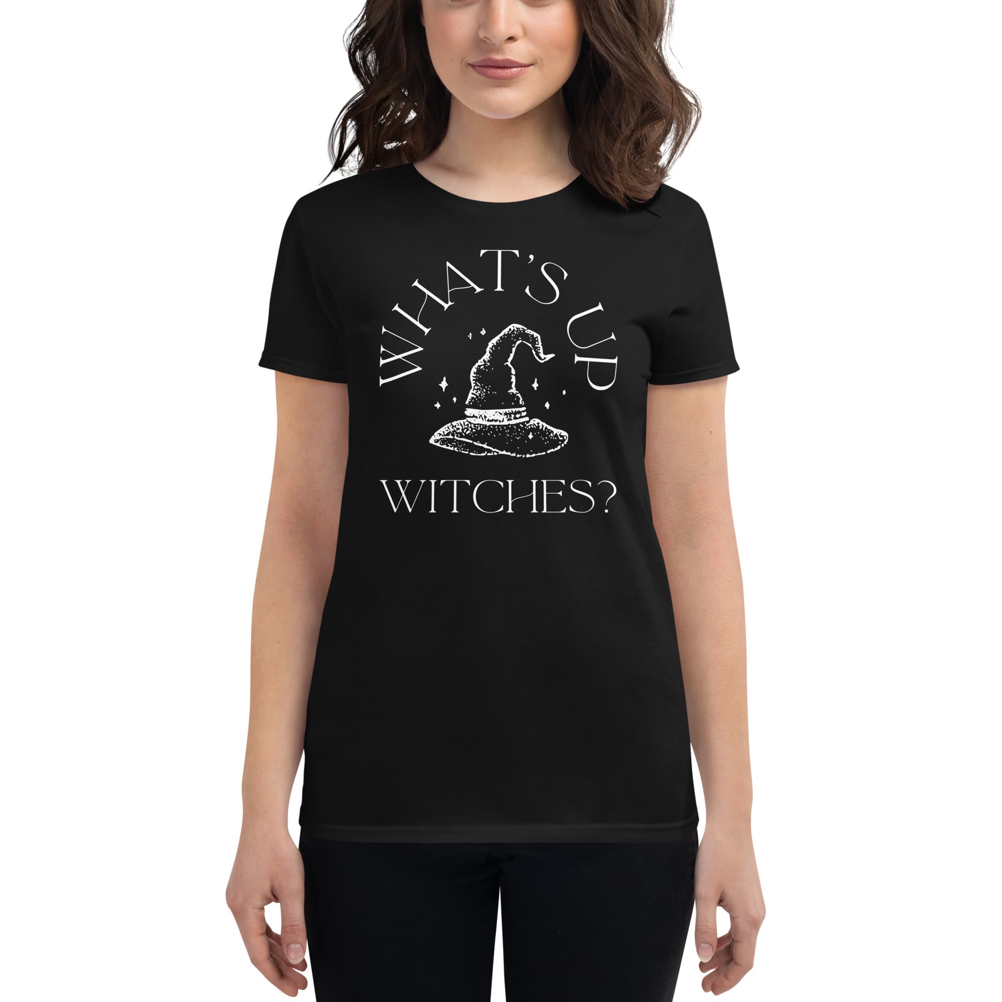 What's Up Witches... Women's Short Sleeve T-Shirt - Dark